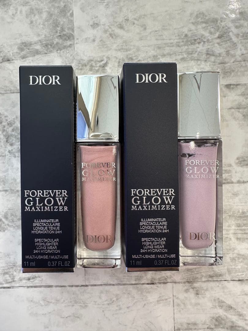 ディオールスキン　フォーエバーグロウ　マキシマイザー２本セット　ライラック限定品
