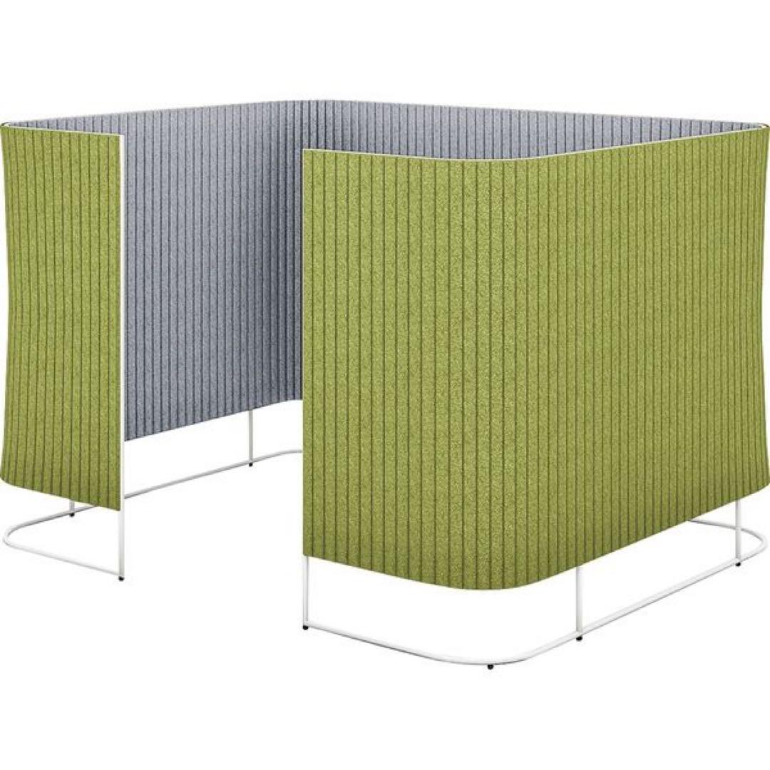 コクヨ スクリーンブース SN-TC416WGNL9NN 会議ブース 組立設置込】コクヨ インフレーム ソファースクリーンブース 4人用 幅