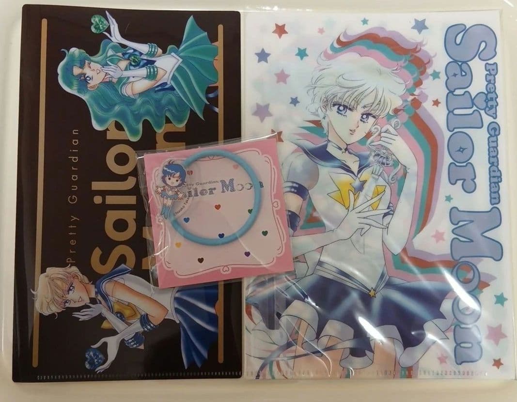 セーラームーン 明治 マルチケース クリアファイル ヘアゴム セット