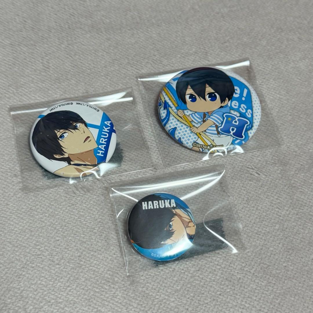Free！七瀬遙 缶バッジ セット - メルカリ