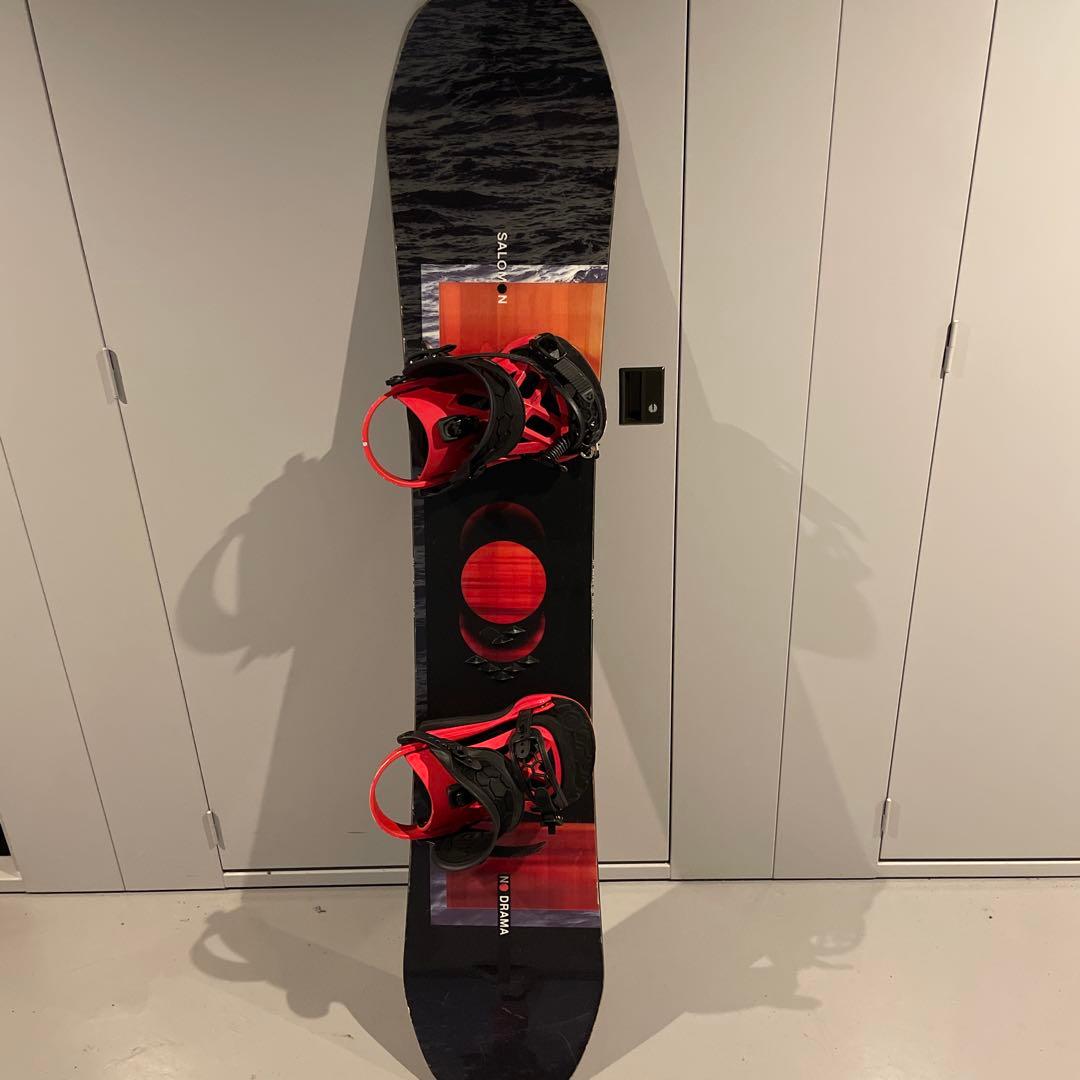 SALOMON スノーボード バインディング付き - メルカリ