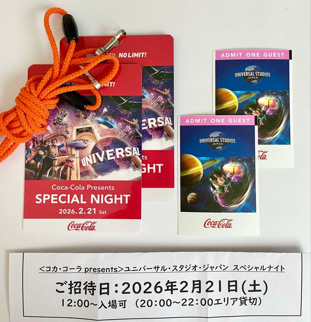 2026年2月21日USJ貸切ナイトペアチケット - メルカリ