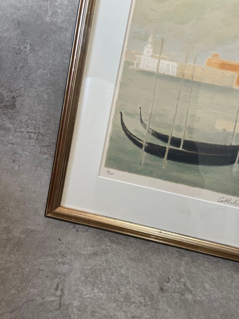 ベルナールカトラン 絵画 リトグラフ 10/165 名品 - メルカリ