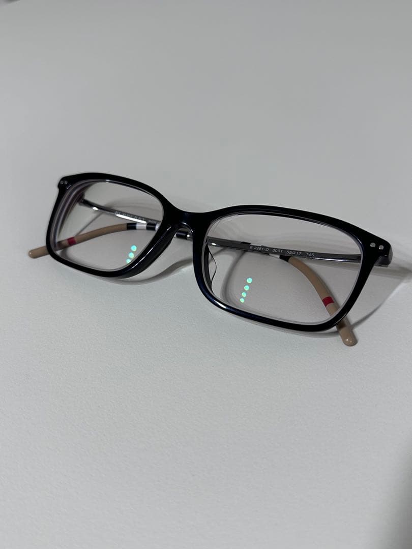 バーバリー BURBERRY メガネ 黒ぶち