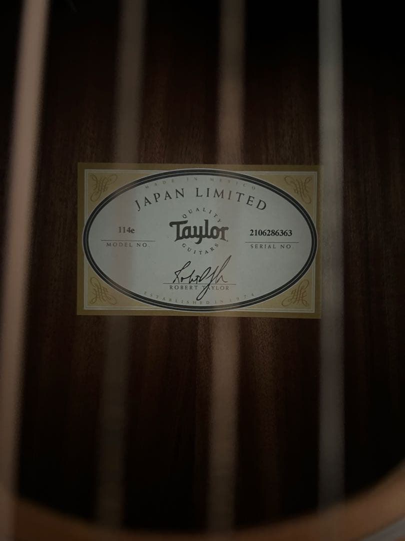 なつ様専用】Taylor テイラー 114e 日本限定 美品 - メルカリ