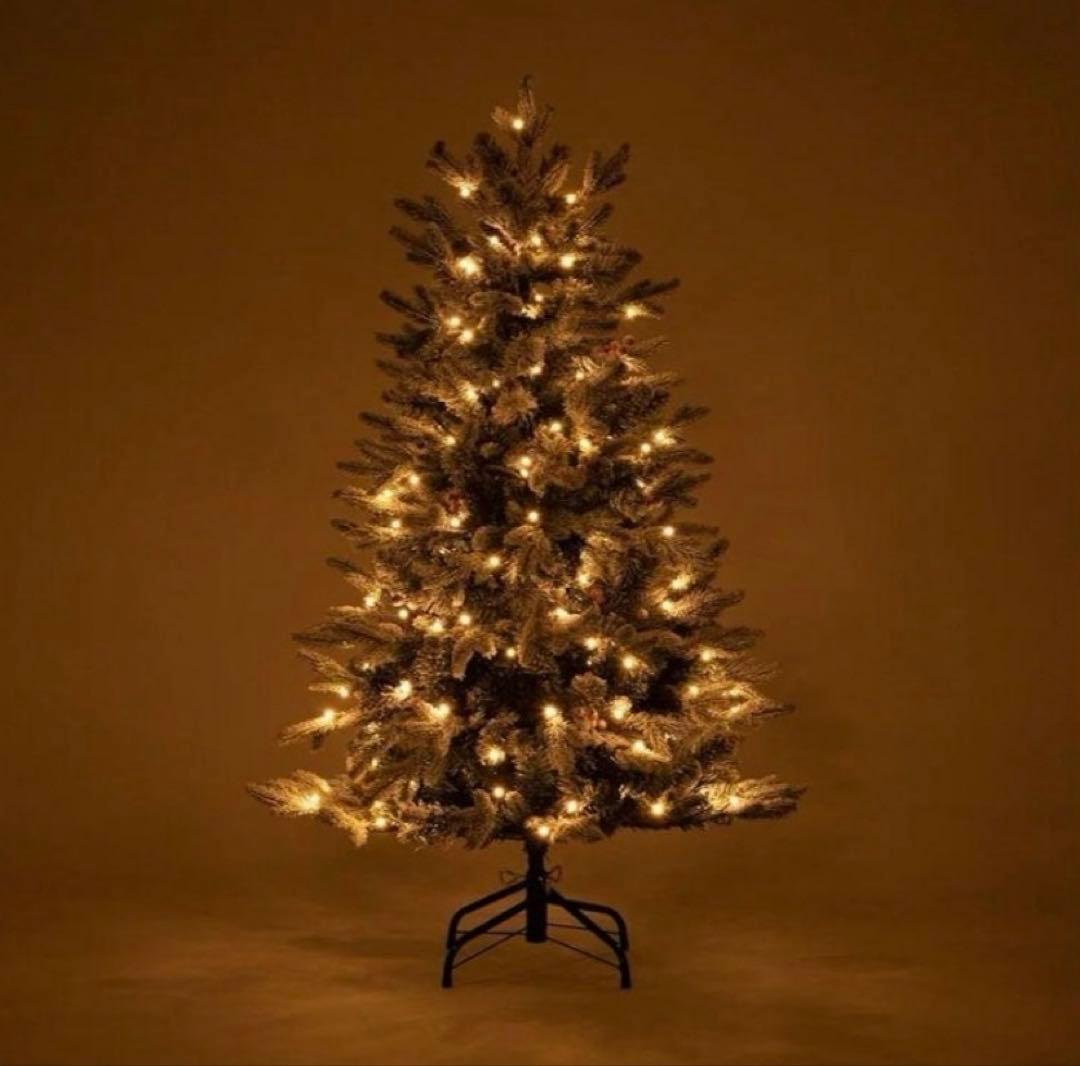 Francfranc LEDクリスマスツリー 120cm スノー