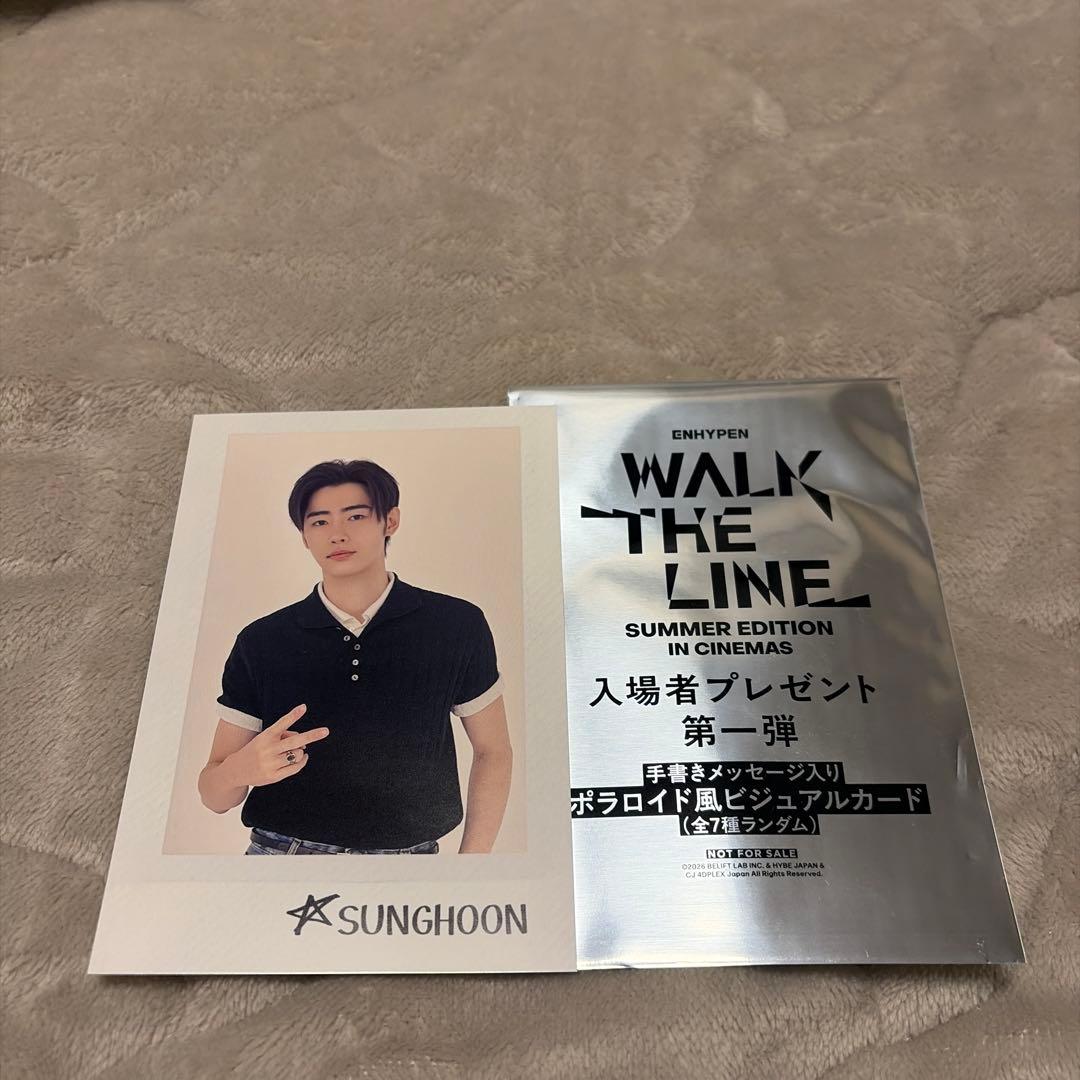 enhypen ソンフン walk the line シネマ 特典 - メルカリ