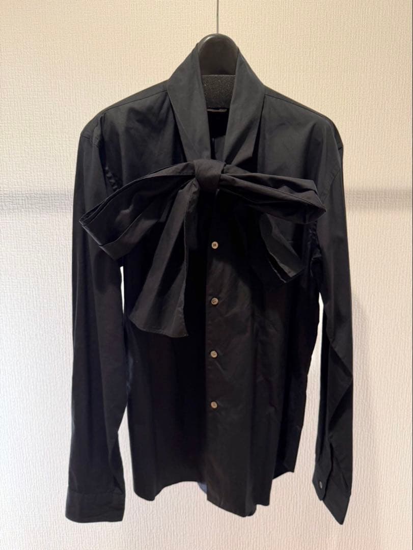 Homme plus 12aw リボンブラウス