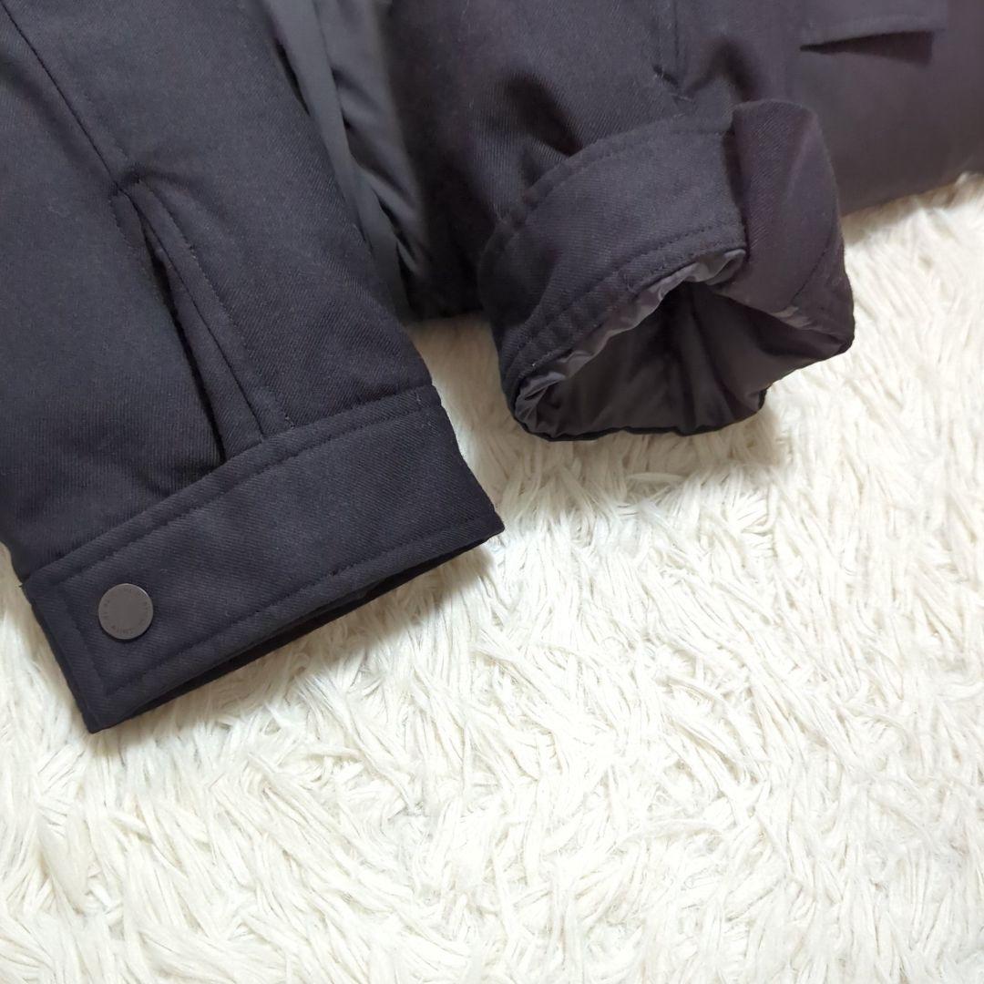 未使用級 42 ポールスミス ウール 切替 ダウンコート 大きいサイズ