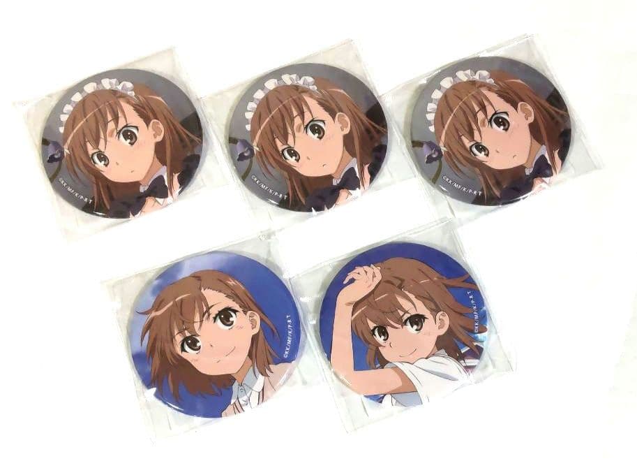 とある科学の超電磁砲T くじ引き堂 御坂美琴 缶バッジ 5点セット
