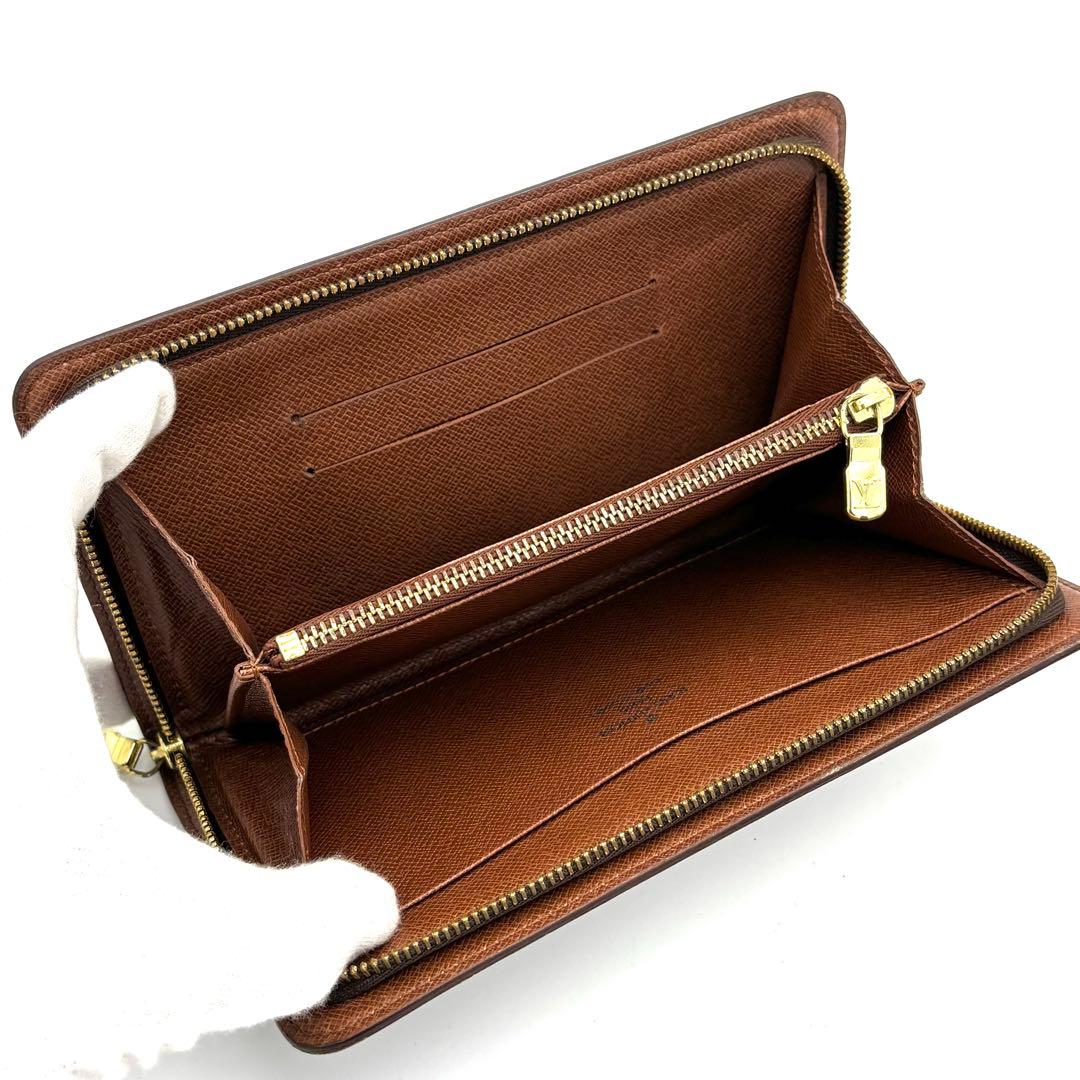 ルイヴィトン モノグラム ポルトモネジップ ラウンドファスナー 長財布