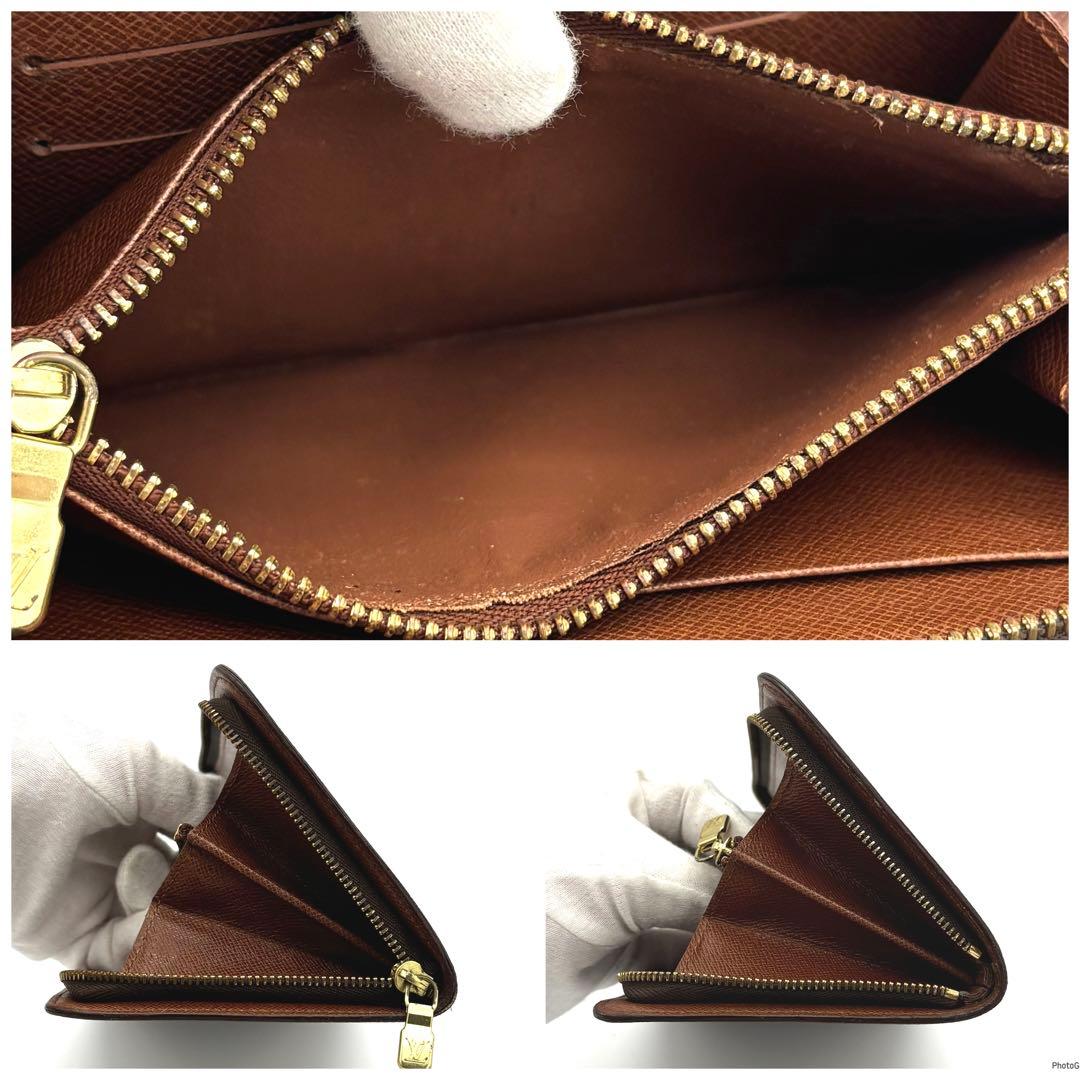 ルイヴィトン モノグラム ポルトモネジップ ラウンドファスナー 長財布