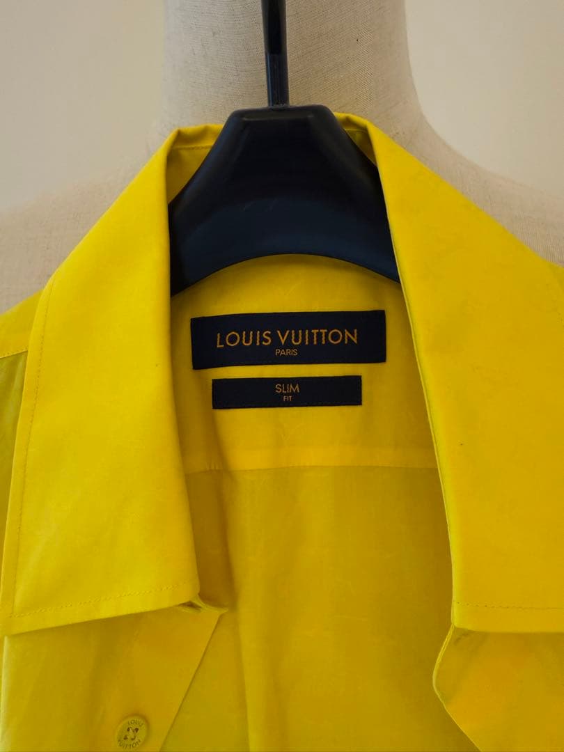LOUIS VUITTON イエロー 長袖シャツ SLIM