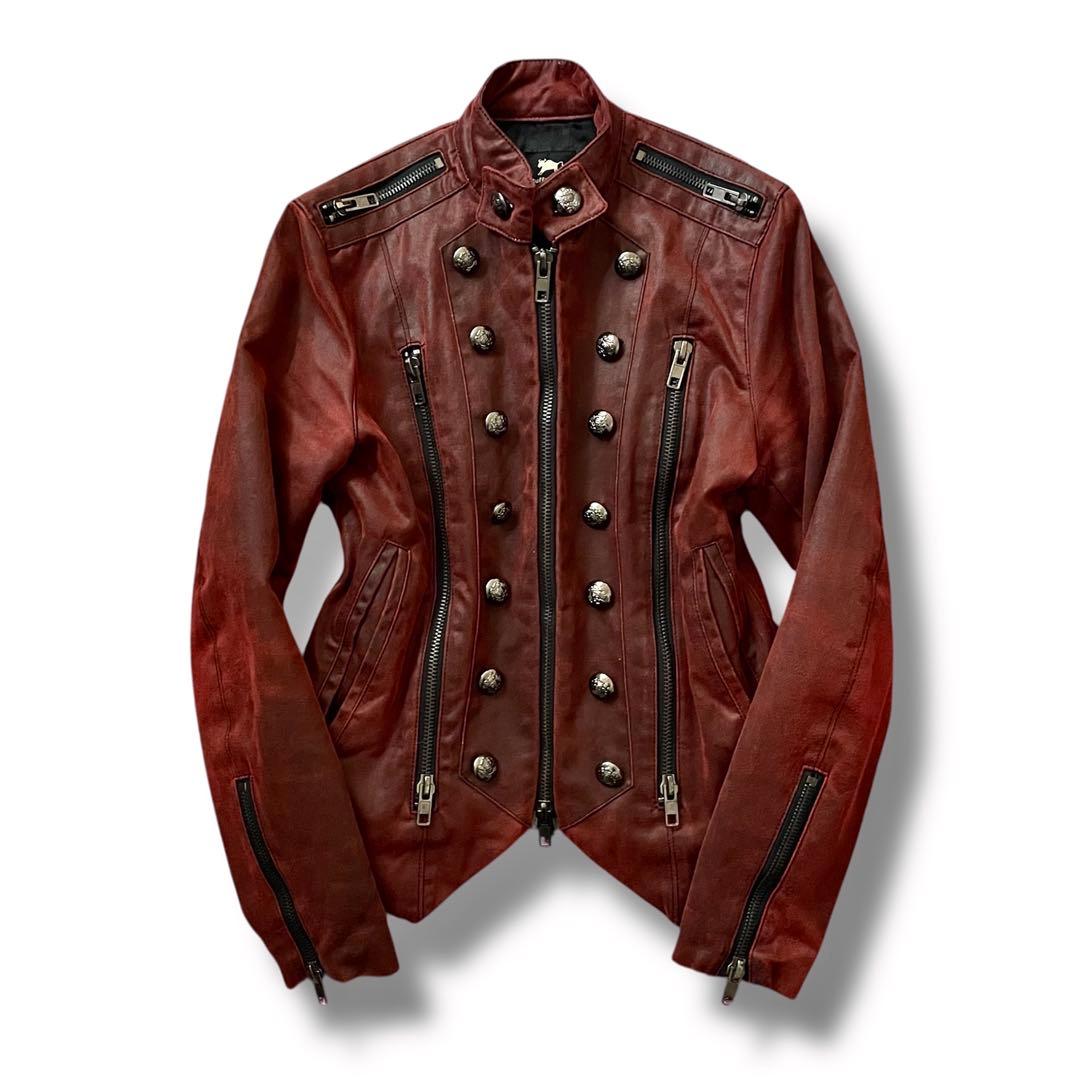 ジャケット・アウター 00s COATING GIMMICK NAPOLEON JACKET