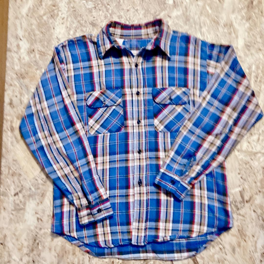 70s Five Brother USA製 フランネルシャツ L ビンテージ