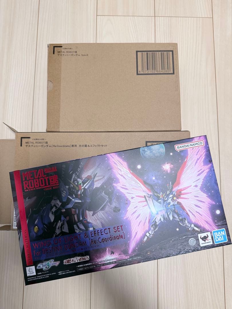 メタルロボット魂　　デスティニーガンダム　SPEC2 +光の翼セット