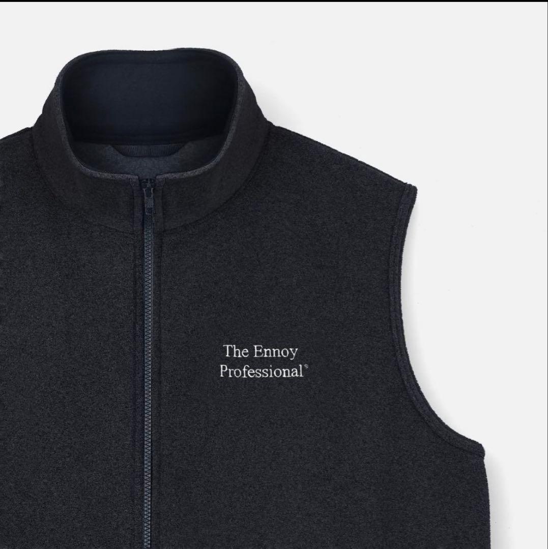 ENNOY PROFESSIONAL FLEECE VEST BLACK L - メルカリ
