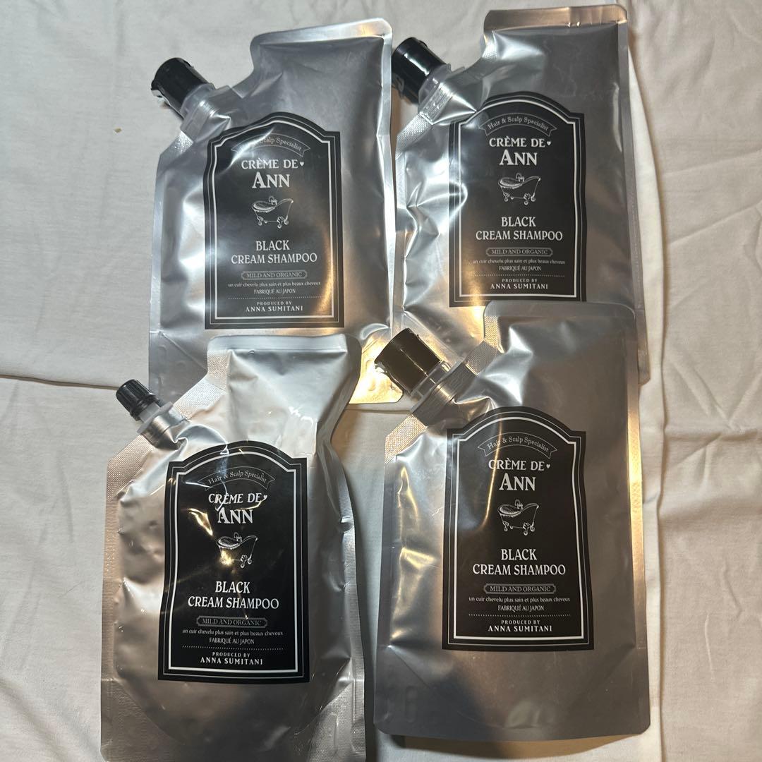 CREME DE ANN ブラッククリームシャンプー 4個セット
