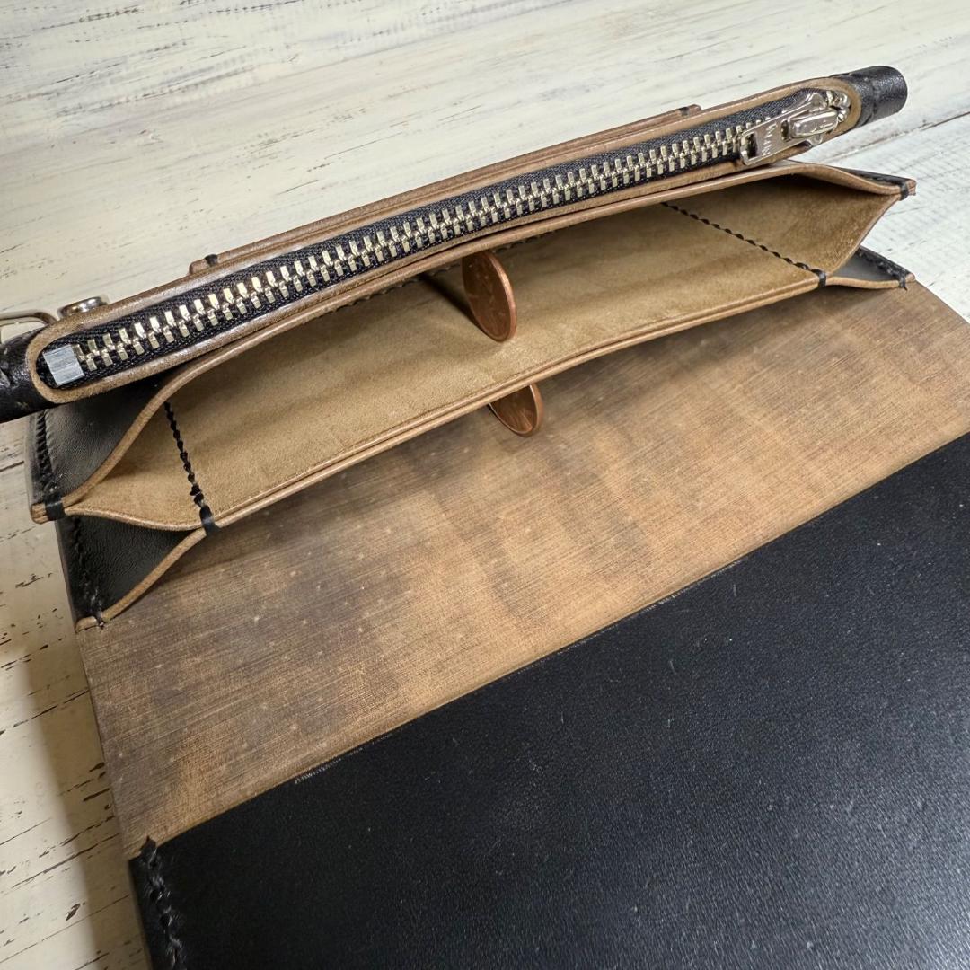 トラッカーウォレット ロング 3層】 ホースバット シルバー TALON