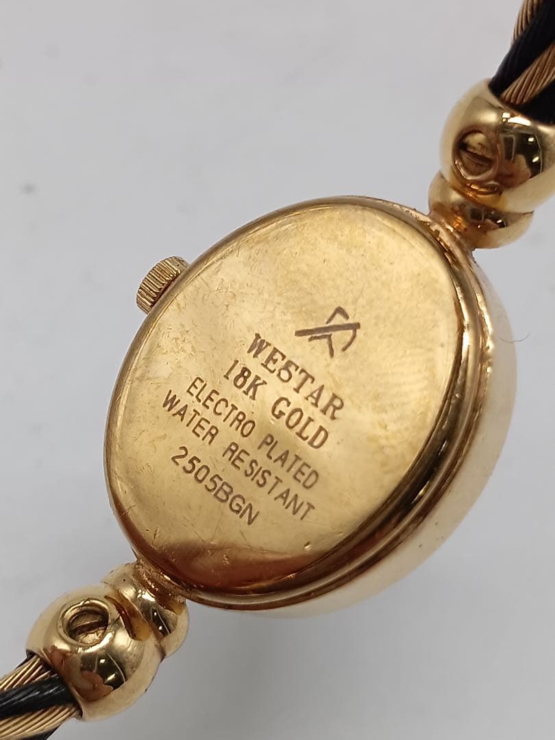 腕時計 レディース WESTAR 18K 18金 GOLD ブレスウォッチ - メルカリ
