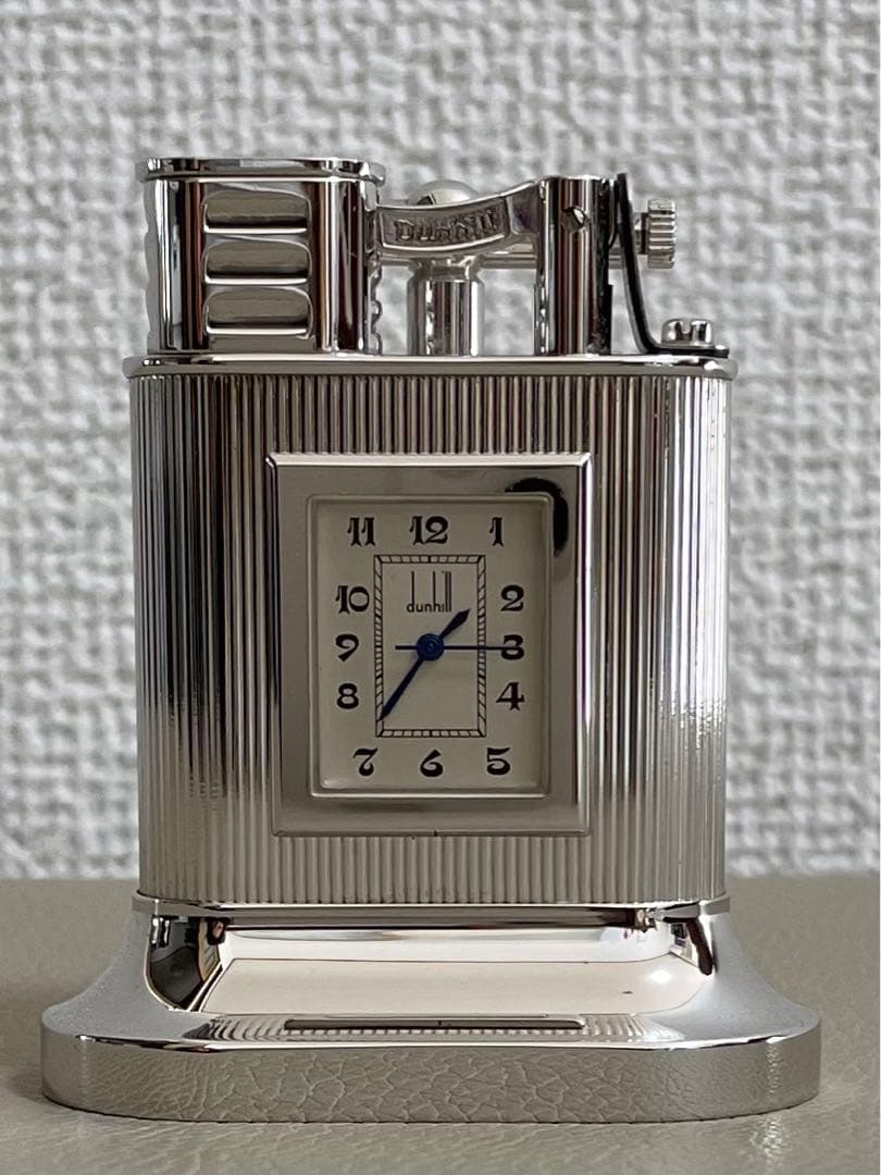ダンヒル dunhill 卓上オイルライター付き クォーツ - メルカリ