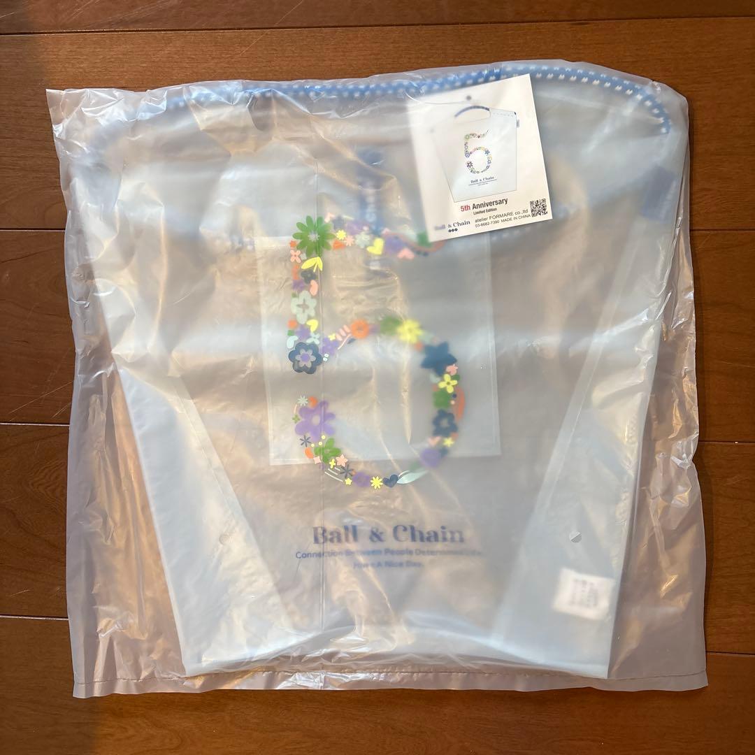 ボールアンドチェーン 5周年 ノベルティバッグ　ビニールバッグ