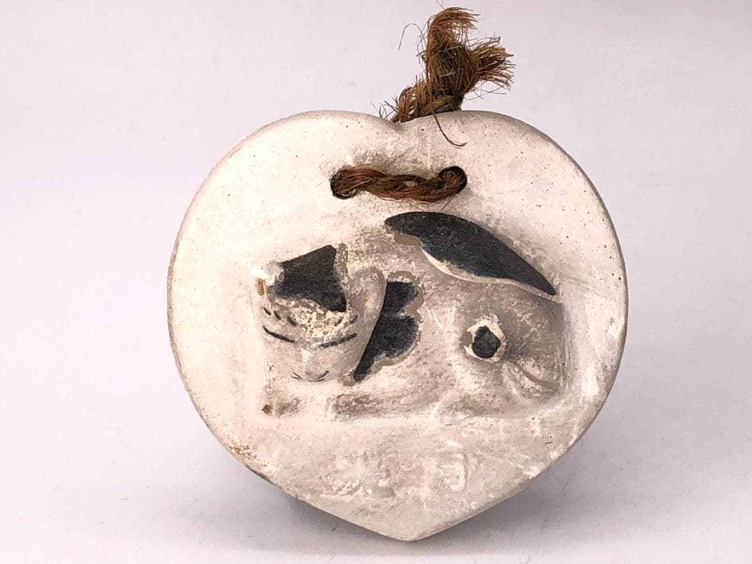 【 左甚五郎・眠り猫 陶板 】　大正～昭和初期