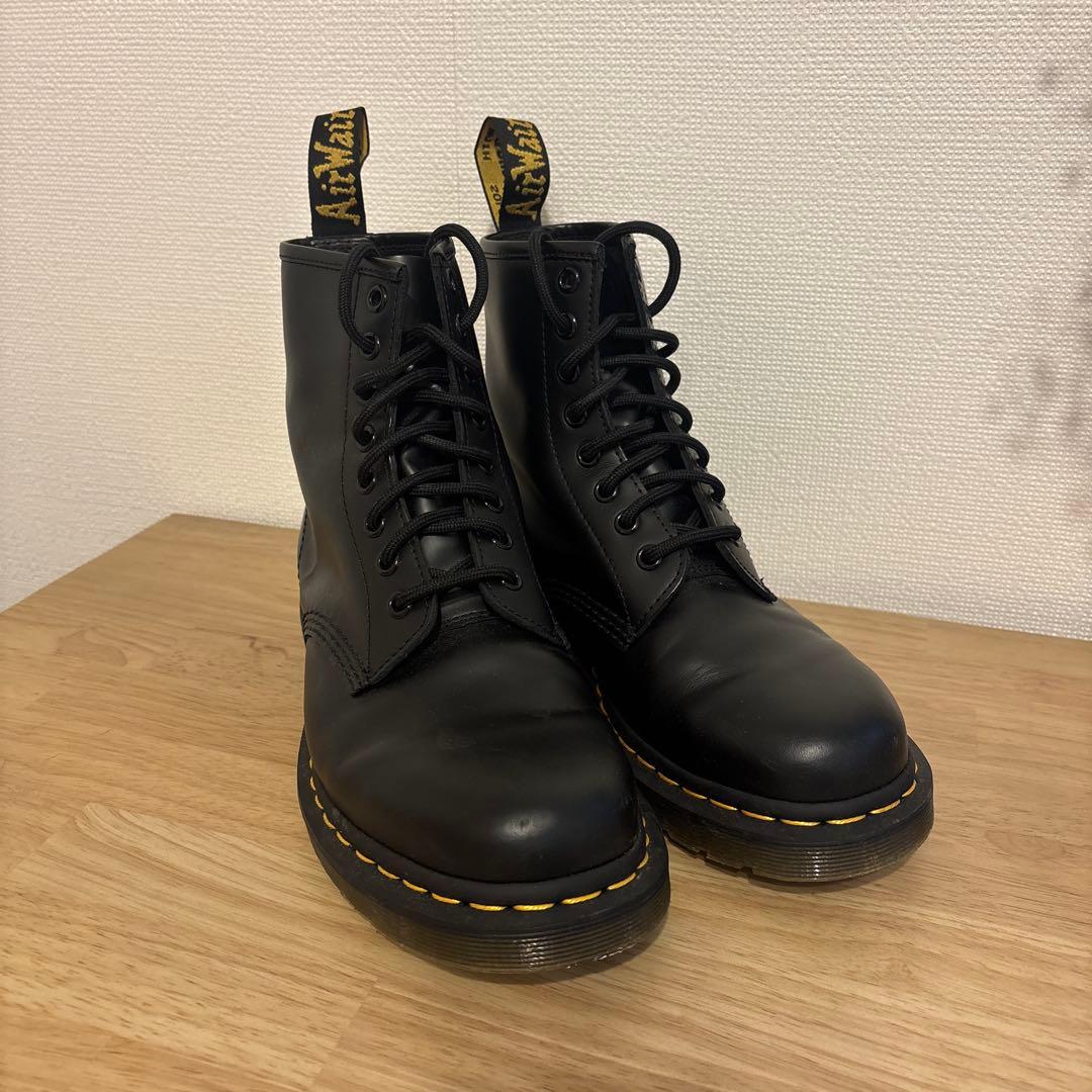 Dr.Martens 8ホール ブーツ ブラック 25cm uk6 1460 ジップ ベックス ホワイトステッチ 8 ホール ブーツ