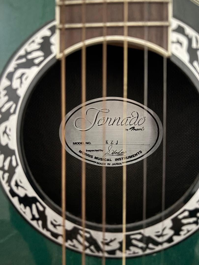 モーリストルネードエレクトリック アコースティックギター エレアコ