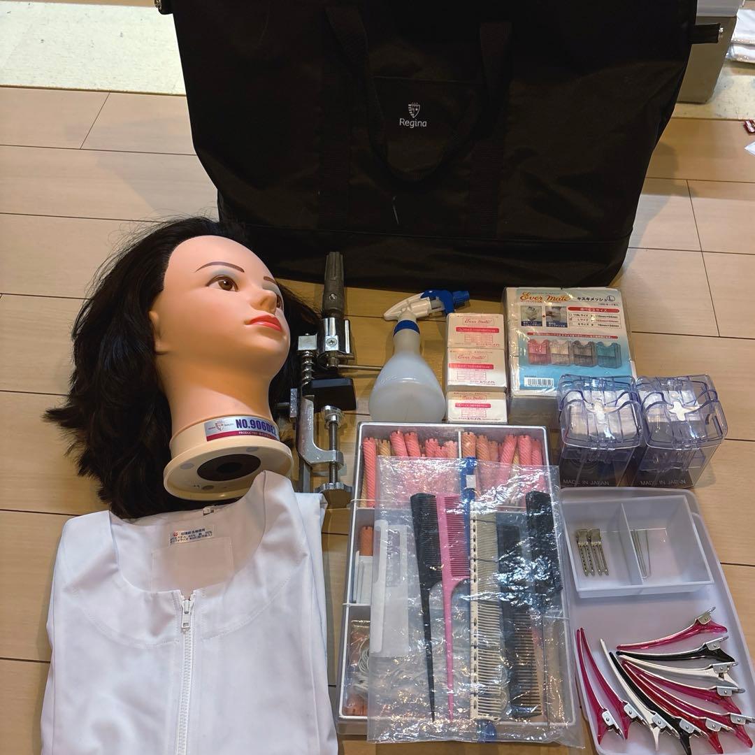 美容師国家試験セット レジーナバック付き レジーナ No.803AW【美容師実技試験オール・ウェーブ・セッティング