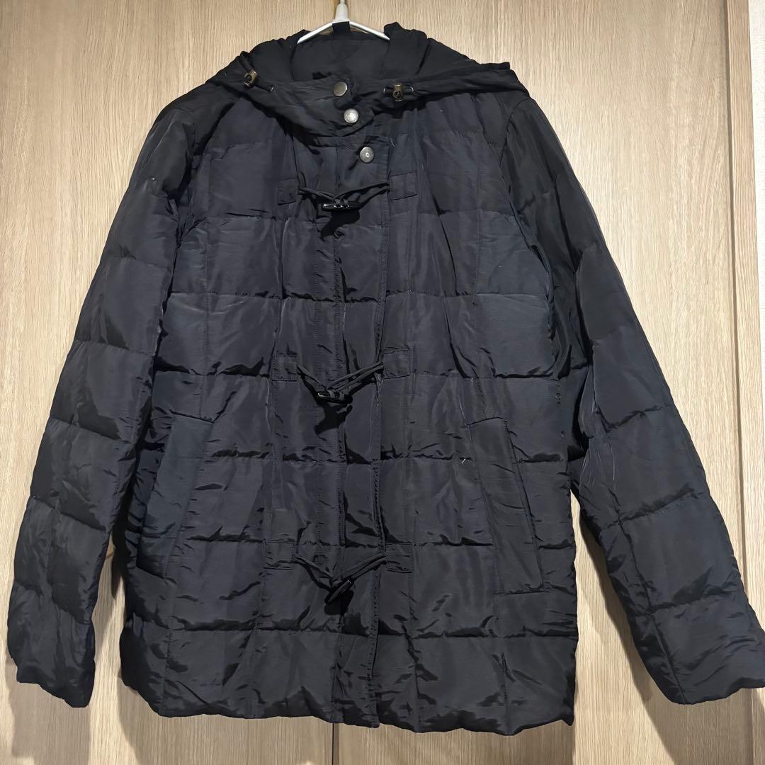 MaxMara WEEKEND LINEフード付きブラックダウンジャケット