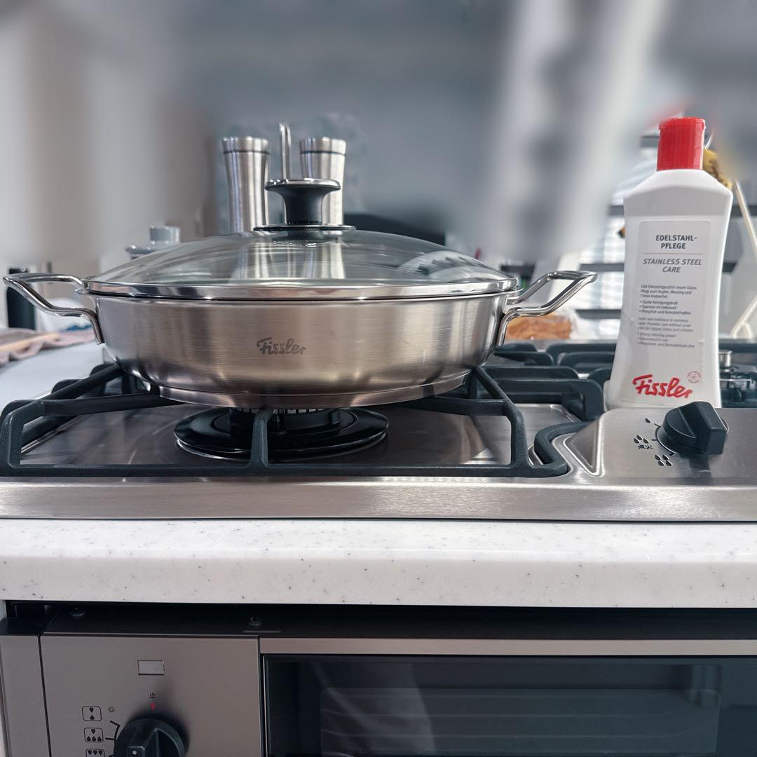 【sifukiti】フィスラーサーブパン28cm＋専用クリーナーセット