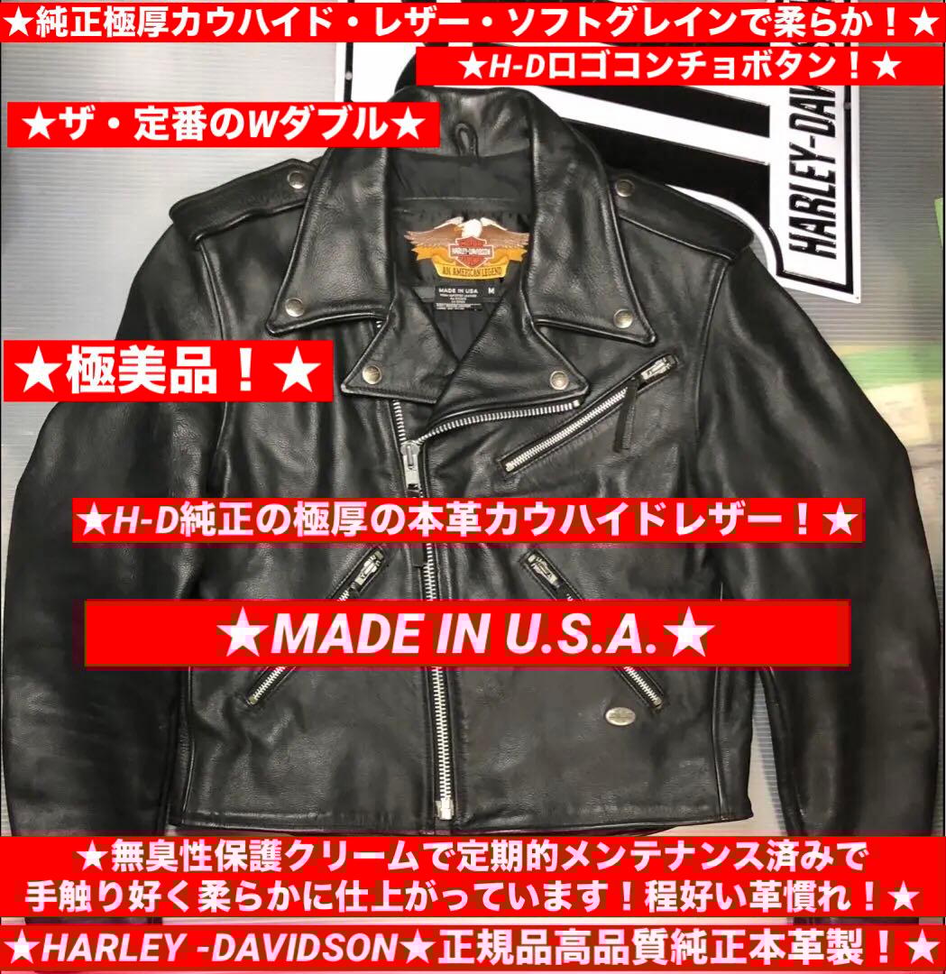 ザ・ハーレー乗りW革ジャン】極上ハーレーダビッドソンUSAライダース