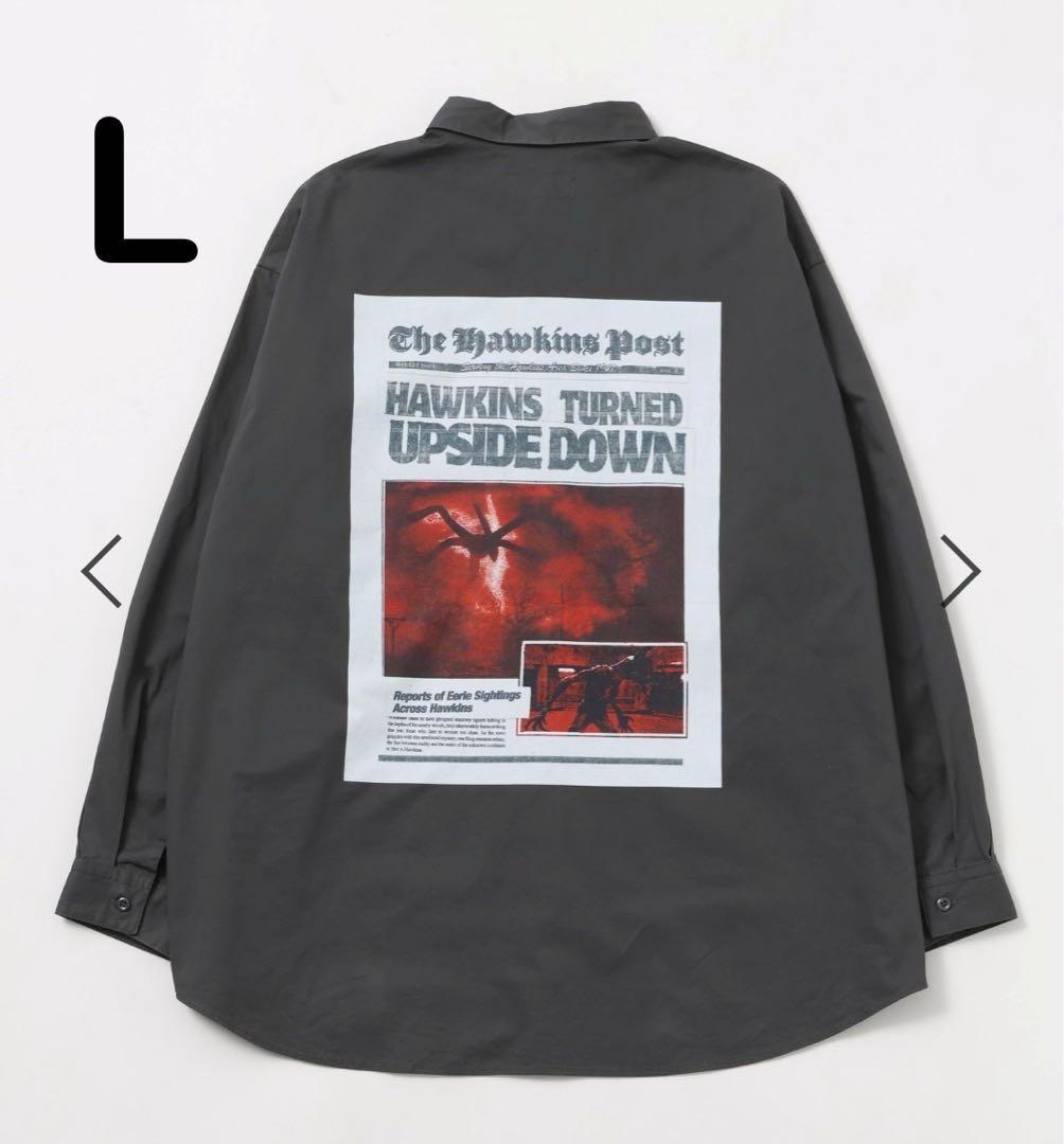 ◆新品◆【STRANGER THINGS】コラボグラフィックシャツ Lサイズ