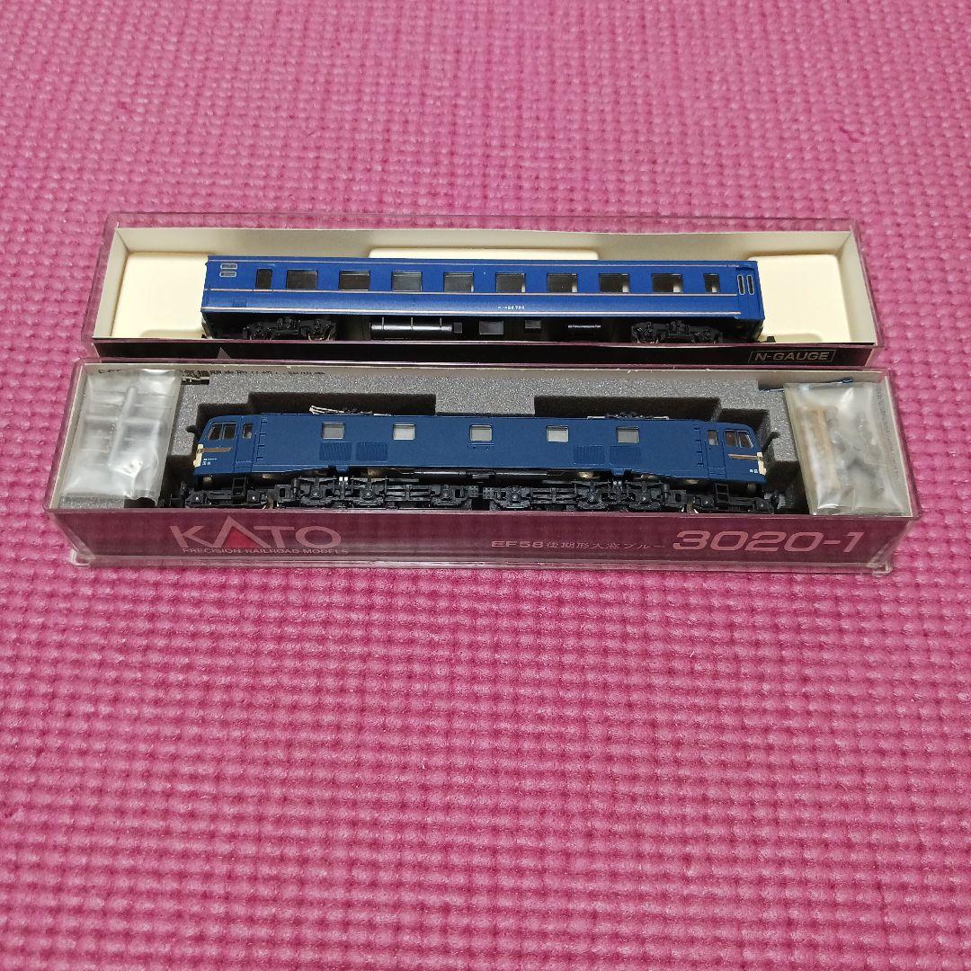 NゲージKATO EF58形電気機関車 3020-1他1両 計2両