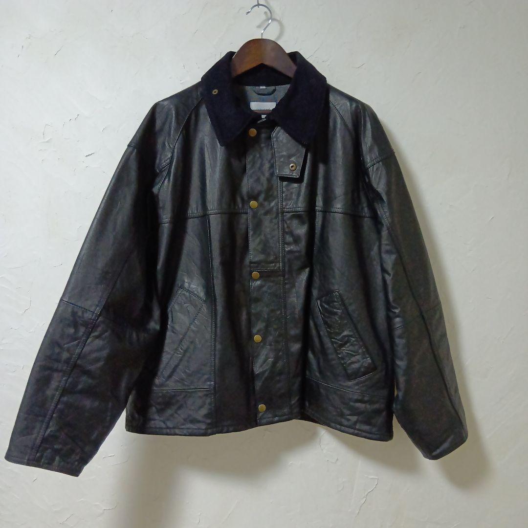 【YOUSED サイズ1】 ユーズド オールレザードライバーズジャケットリメイク