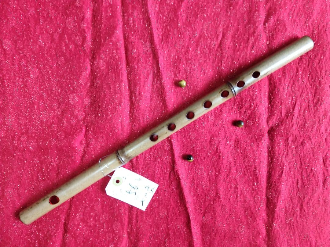 56 吹きやすさ抜群 和笛 眞笛 竹笛 古典調七穴六本調子 根岸篠笛工房