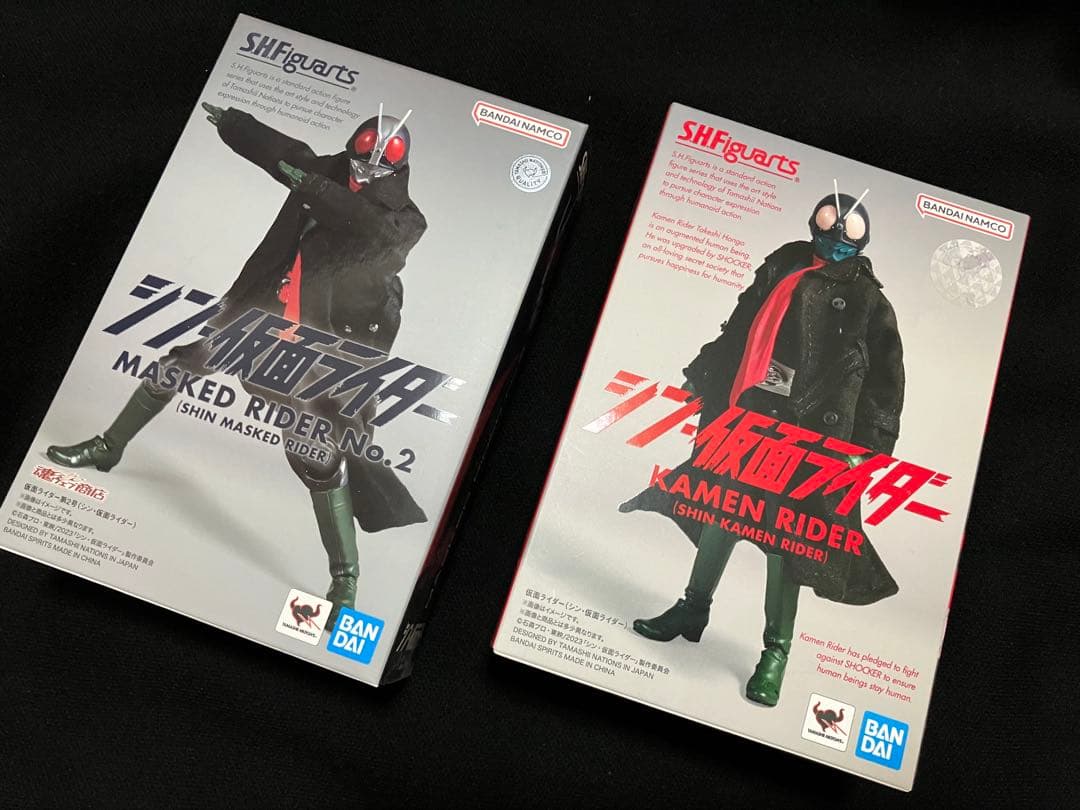 【開封済】S.H.Figuarts 仮面ライダー&第2号（シン・仮面ライダー）