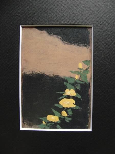 香月　泰男、山吹、希少な額装用画集より、美品、新品額装付