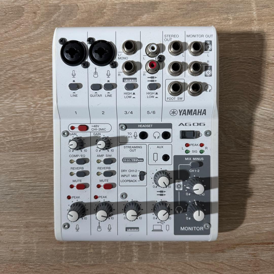 YAMAHA AG06 MKⅡ オーディオインタフェース