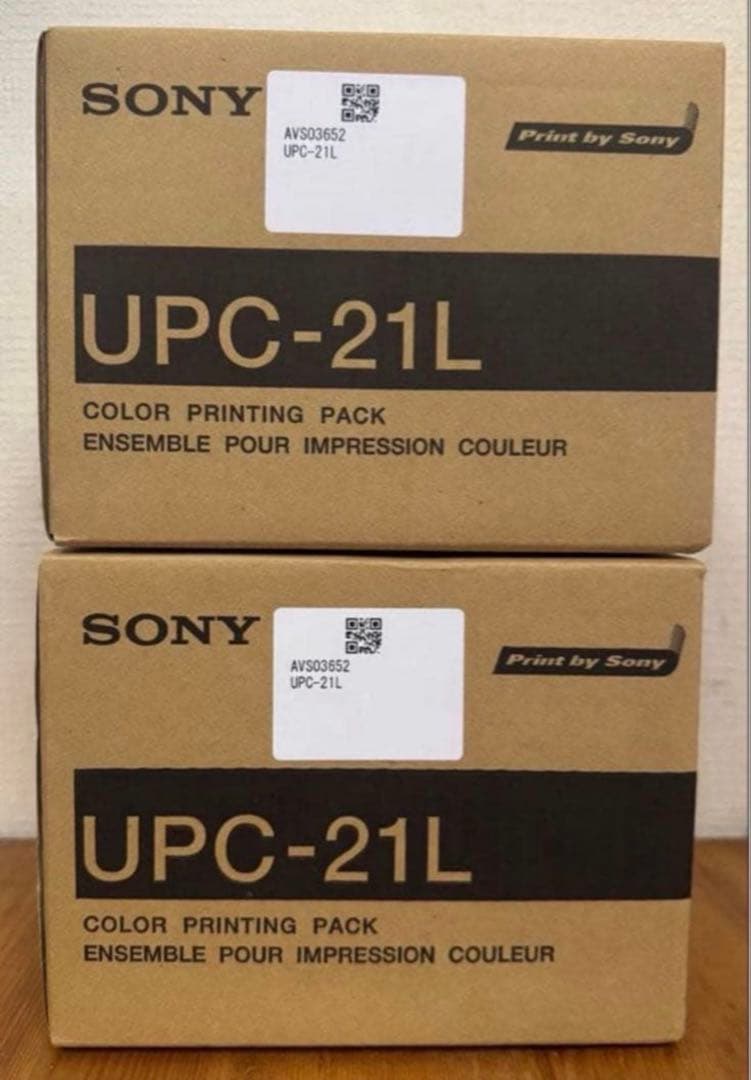 Sony ソニー　UPC-21L　カラープリントパック（Lサイズ）　2箱セット