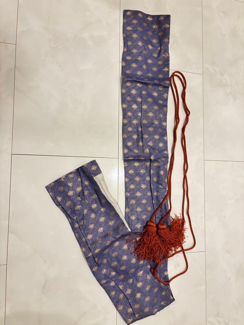 希少品　紋章刀袋　陸軍　日本陸軍　軍刀　木刀 模造刀 日本刀 収納袋　年代物　刀