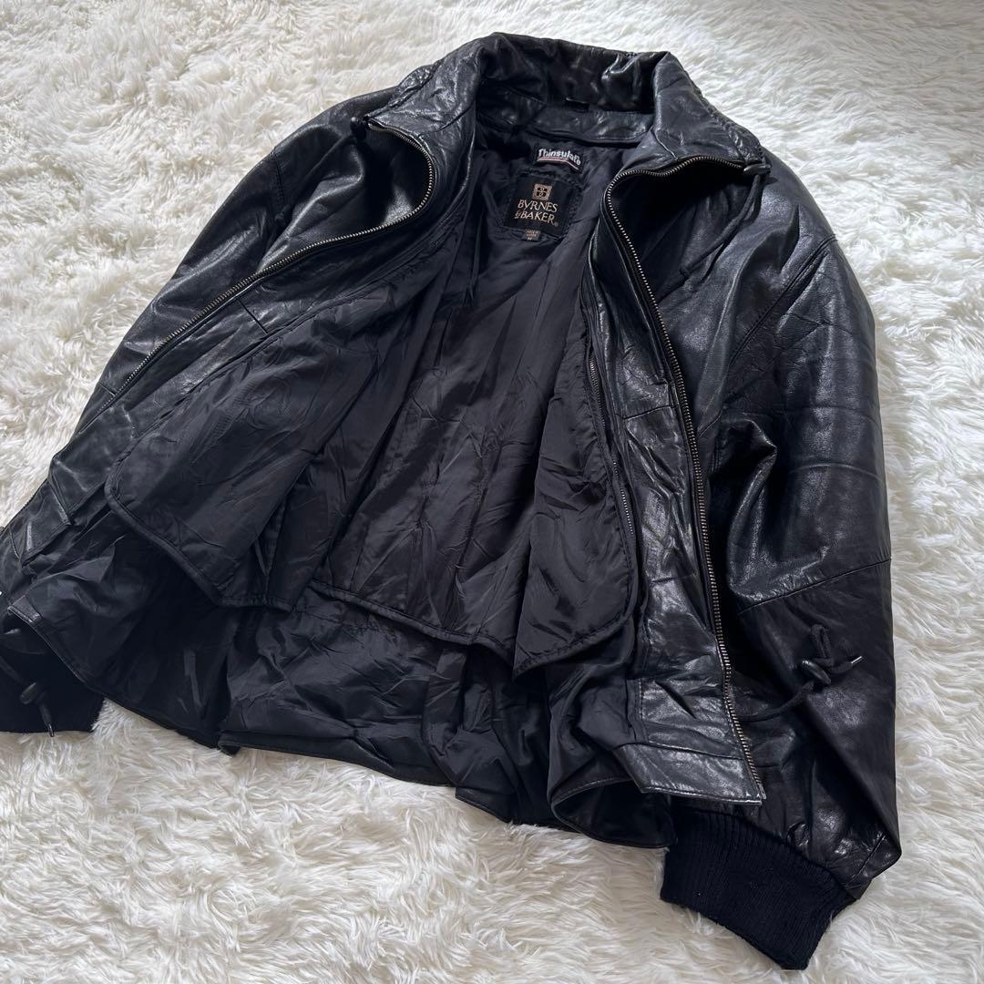 本革 BYRNES&BAKER ライナー付レザージャケットThinsulate