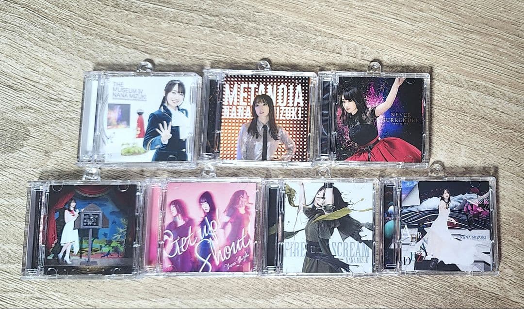 水樹奈々 Pokecha ポケチャ 7種 コンプセット 水樹奈々「THE MUSEUM Ⅳ」Pokecha（ポケチャ）～ミニチュアCD