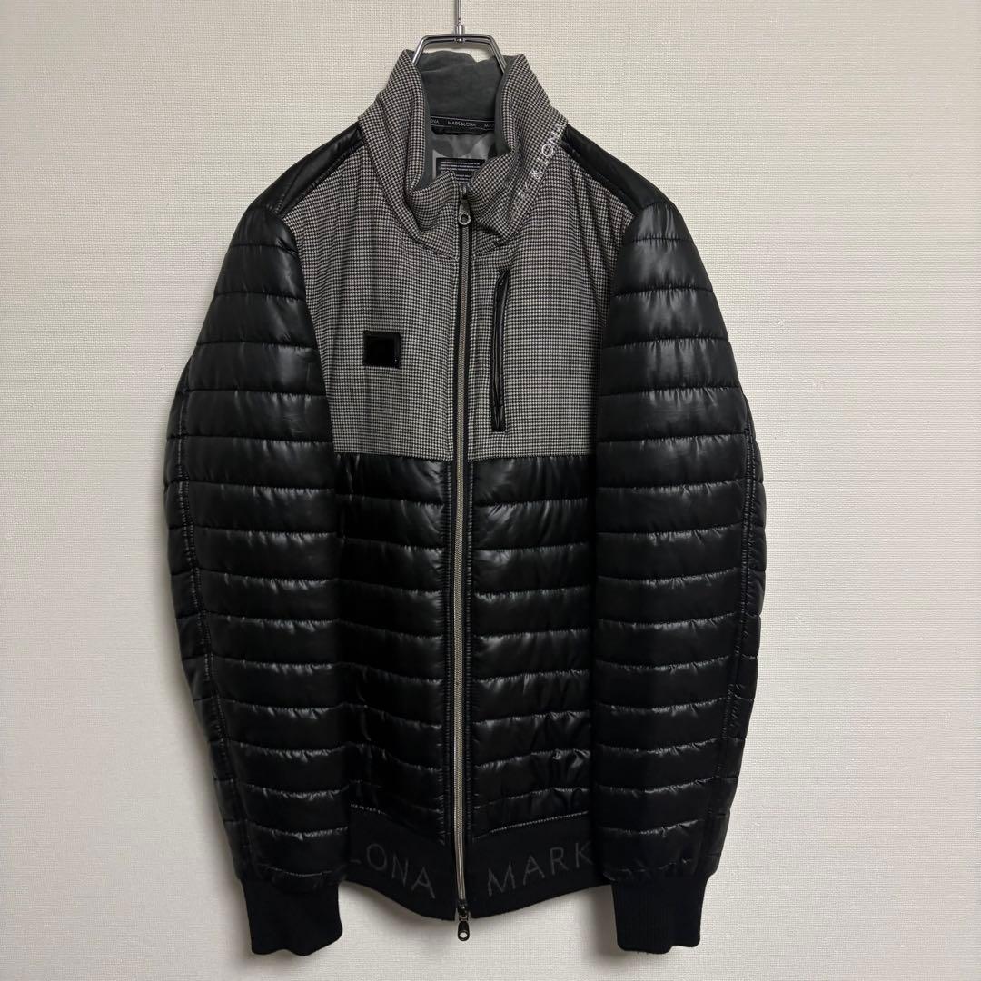 【極美品】マークアンドロナ 袖切り替え中綿ジャケット