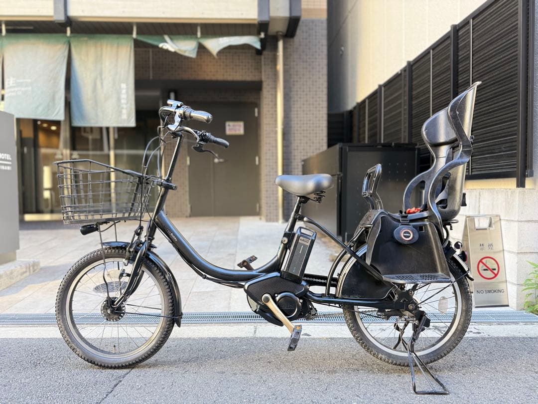 大阪府　子供乗せ　ヤマハ　電動自転車チャイルドシート付き