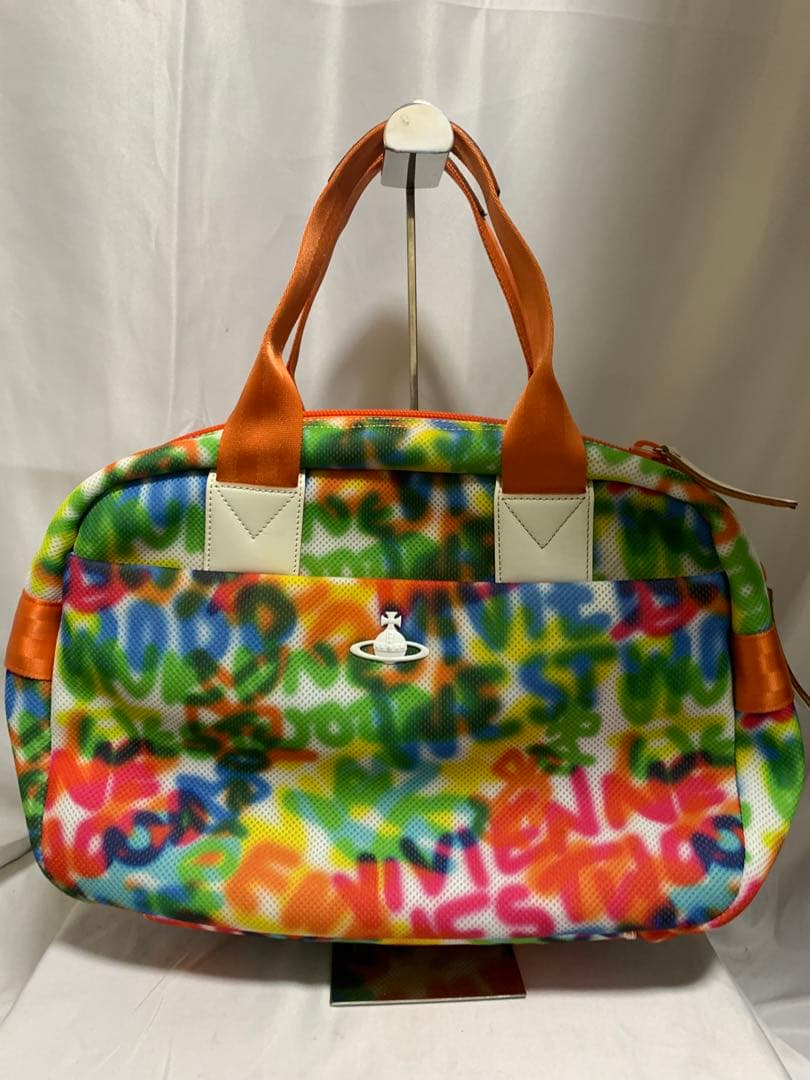 ヴィヴィアン　バック PU GRAIN ROUND トートバッグS(ブラック)（メンズ）（1320961029