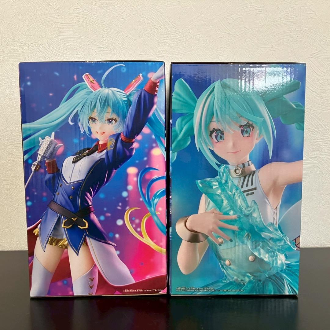 未開封品 初音ミク 45周年コラボ フィギュア クリアリュクス 2体セット