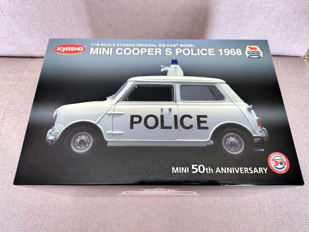 京商1/18 MINI COOPER S POLICE 1968
