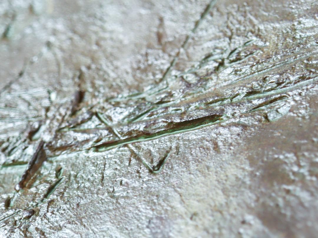 彫刻家 吉岡ひろ ブロンズ カマキリ レリーフ 壁掛け 飾り - メルカリ